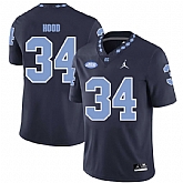 North Carolina Tar Heels 34 Elijah Hood Black College Football Jersey Dzhi,baseball caps,new era cap wholesale,wholesale hats